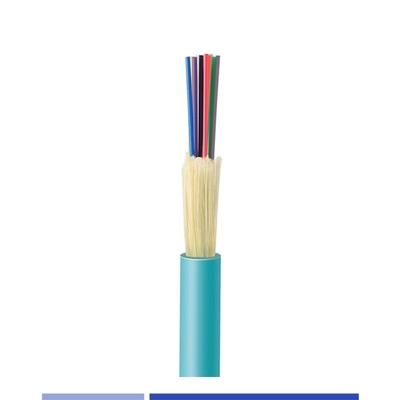satın al 6 iplikli kapalı fiber optik kablo OM3 50/125um Sıkı tamponlu LSZH multimod fiber kablosu Çevrimiçi üretim