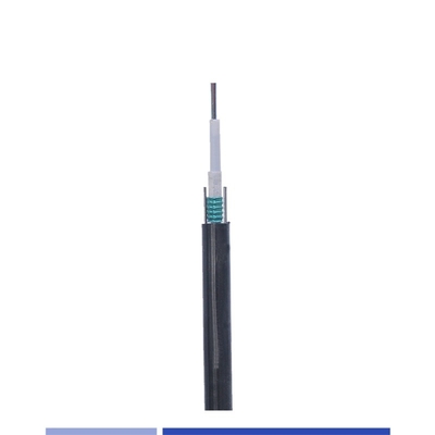 satın al 6 Fiber Outdoor Fiber Optic Kablo Tek Modlu OS2 Zırhlı Merkezi Çekirdek Tüp Fiber GYXTW Çevrimiçi üretim