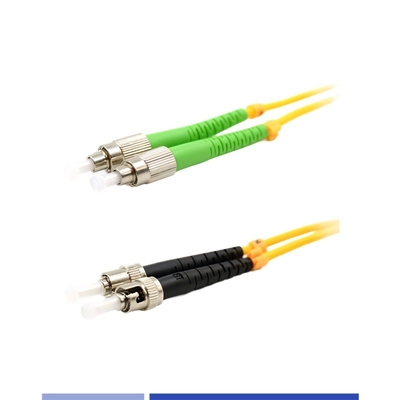 satın al ST/UPC To ST/APC Tek Modlu Fiber Patch Cord Duplex LSZH 3m 2.0mm Yüksek kalite Çevrimiçi üretim