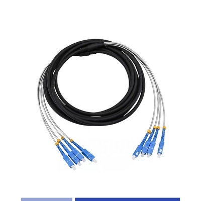 satın al FTTA Dışarıda Zırhlı Fiber Optic Patch Cord 4 Core LC LC Patch Cord LSZH Ceket 5m Çevrimiçi üretim