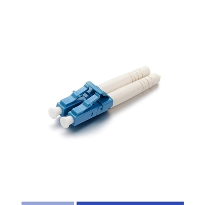 satın al Tek Modlu LC UPC Duplex Fiber Optic Connector 3.0mm boot Çevrimiçi üretim