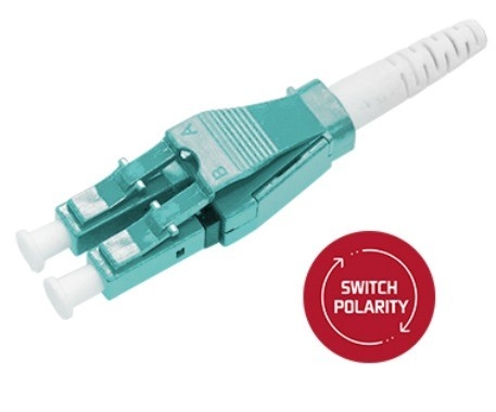 satın al Polarite Değiştirilebilir Fiber Optic Connector Uniboot LC UPC Om3 Fiber Connectors Çevrimiçi üretim