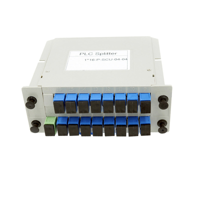 satın al 1x16 SC UPC Tek Modlu Fiber Splitter LGX Box Fiber Optic PLC Splitter Çevrimiçi üretim