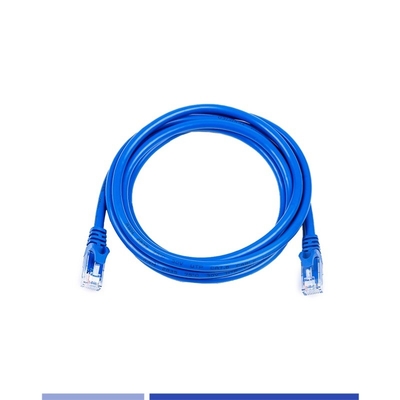 satın al 1m PVC Ceket Cat 6a Patch Kablolar UTP Stranded Bakır Mavi Özel Uzunluk Çevrimiçi üretim