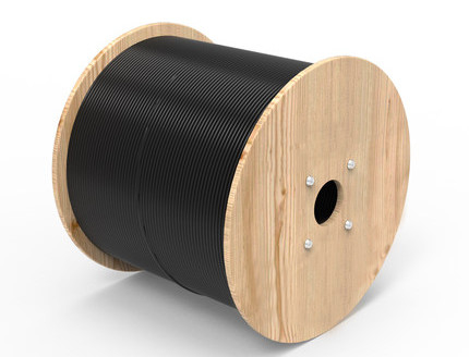 satın al 6 Fiber Outdoor Flat Drop Fiber Optic Kablo 9/125 G657A1 LSZH Hafif Çevrimiçi üretim