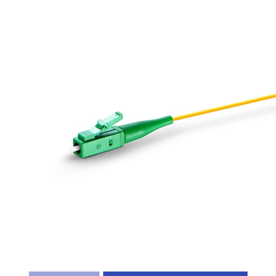 satın al Yüksek Güçlü Tek Mod OS2 Fiber Optic Pigtail 9/125um LSZH 1m LC APC Pigtail Çevrimiçi üretim