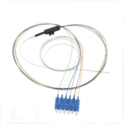 satın al 6 Fiber SC/UPC Fiber Ribbon Pigtail Tek mod LSZH 1m Çevrimiçi üretim