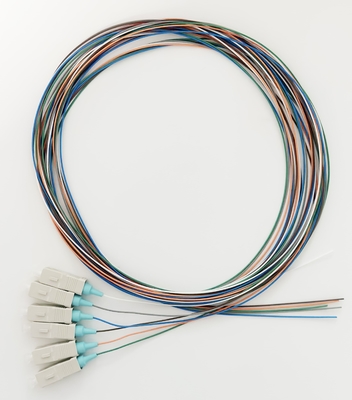 satın al LSZH 1m 6 Fiber OM3 Fiber Pigtail SC UPC 50/125 Aqua Boot Hafif Çevrimiçi üretim