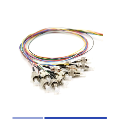 satın al 12 Fiber Fiber Optic Pigtail ST UPC Tek modlu OS2 LSZH 3m FTTH çözümleri için Çevrimiçi üretim