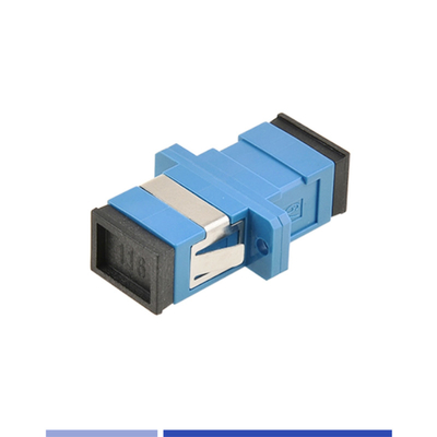 satın al Fiber Optic Adapter Tek Modlu SC/UPC Flanşlı Simplex Optik Kopyalayan Mavi Çevrimiçi üretim