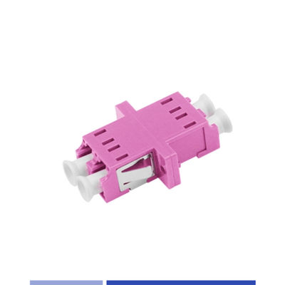 satın al OM4 LC UPC Duplex Bağlantısı Yüksek verimlilik Flange Magenta ile çok yönlü Çevrimiçi üretim