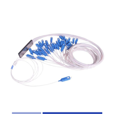 satın al Mini Modül Fiber Optic PLC Splitter Blockless SC/UPC Tek mod 900μM 1x16 Çevrimiçi üretim