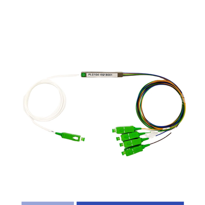 satın al SC/APC Tek modlu 1x4 PLC Splitter 900μM Yüksek verimlilik korrozyona dayanıklı Çevrimiçi üretim