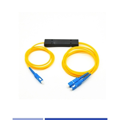 satın al ABS Modülü 1x2 PLC Splitter SC UPC Tek Mod 2.0mm Fiber Beam Splitter Çevrimiçi üretim