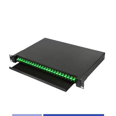 satın al 1U Fiber Optic yama paneli 24 Port SC Simplex 19 