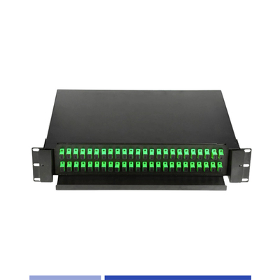 satın al 48 Port 2u Fiber Patch Panel SC Simplex 19