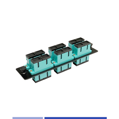 satın al SC Duplex OM3 Optik Patch Panel 6 Port Cold Rolled Steel Özel Çevrimiçi üretim