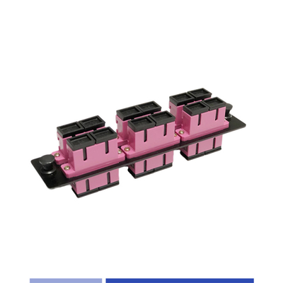 satın al OM4 Duplex SC Fiber Patch Panel 6 Port 12 Core Yüksek yoğunluk özelleştirilebilir Çevrimiçi üretim