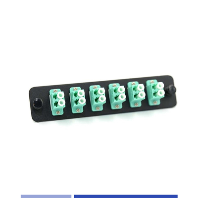 satın al 6 Port Duplex LC Fiber Adapter Panel Yüksek hassasiyetli Dış Fiber Patch Panel Çevrimiçi üretim