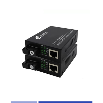 satın al BIDI Fiber Media Converters 10/100Mbps Tek modlu SMF TX1310nm/RX1550nm Simplex SC 20KM Çevrimiçi üretim