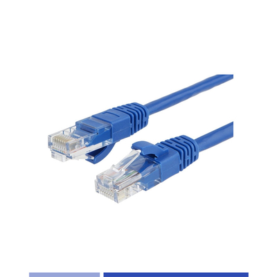satın al UTP 24AWG Cat6 Patch Cord PVC 1m Bakır Patch Cord Mavi Çevrimiçi üretim