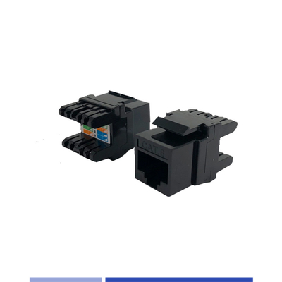 satın al Cat6A Ethernet Keystone Coupler 180 derece Siyah GoreLink Hafif Çevrimiçi üretim
