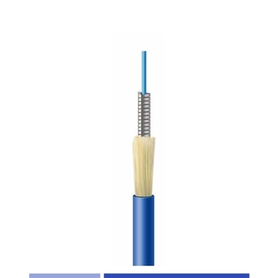 Zırhlı kapalı fiber optik kablo 12 iplik tek modlu G652D LSZH ceket