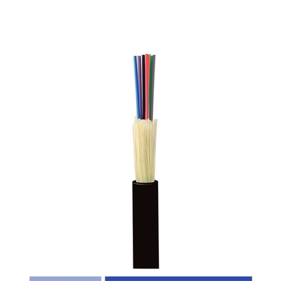 Tek modlu OS2 Kapalı Fiber Optic Kablo G652D Riser Fiber Optic Ethernet Kablo