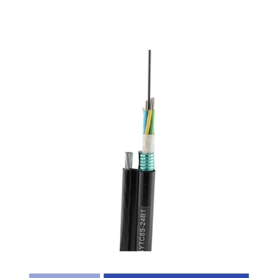 12 çekirdekli hava lif optik kablosu tek mod 9/125um çelik tel mesajcı PE GYTC8S ile