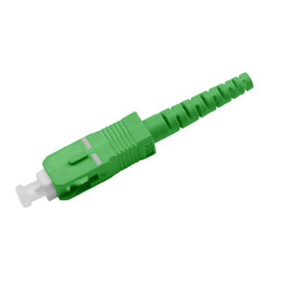 Tek modlu SC APC Fiber Optical Connector Simplex 2.0mm boot