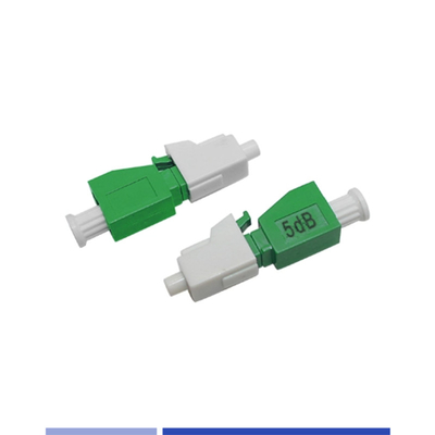 Plug In LC APC Attenuator Single Mode 5dB Yüksek hassasiyetli ısı yalıtımı