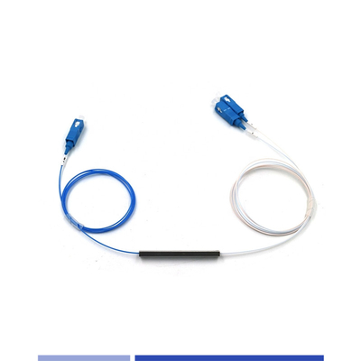 Mini Modül 1x2 Optik Bölücü Bloksuz SC/UPC Tek Mod 900μM