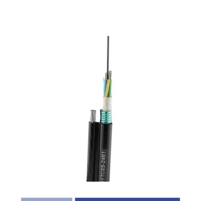 48 çekirdekli hava lif optik kablosu tek mod 9/125um çelik tel mesajcı PE GYTC8S ile